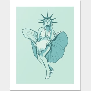 Statue of Liberty | Marilyn Monroe Posters and Art